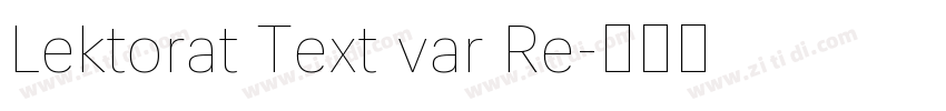Lektorat Text var Re字体转换